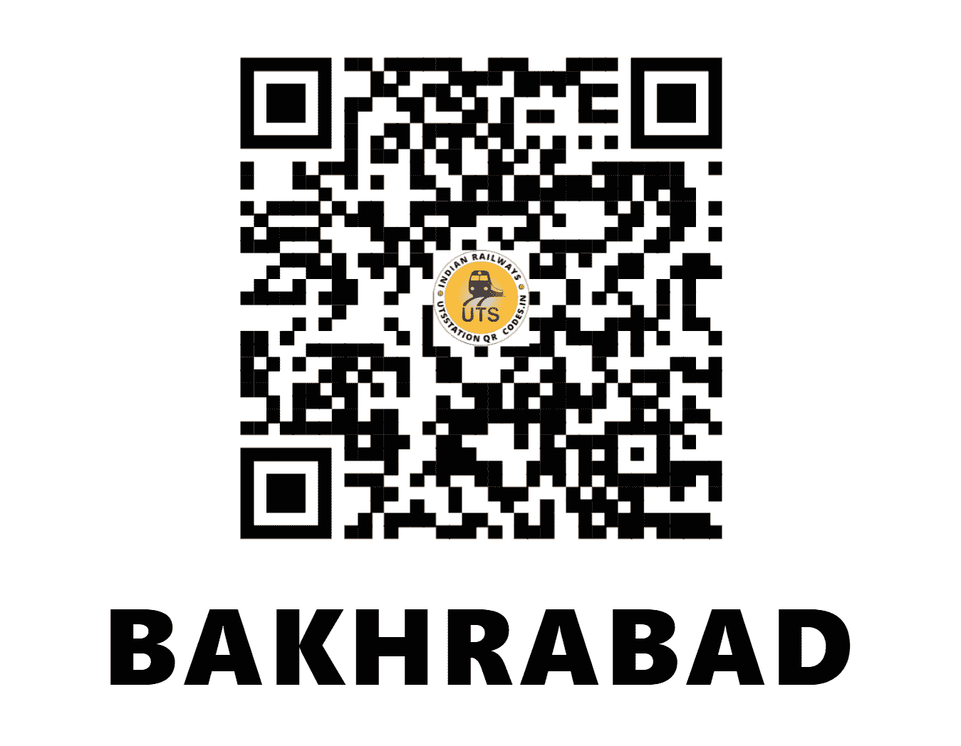 UTS QR Code for BAKHRABAD - VKD (SE - WEST BENGAL)